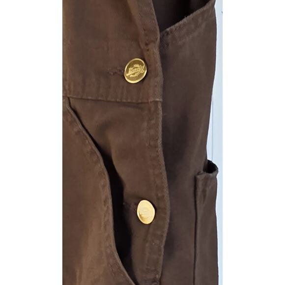 Effortless Cool Brown Overalls 🤎 Utility Chic Oversized Street Style Dickies - Picture 5 of 8